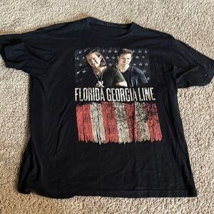 Florida Georgia Line, Houston rodeo 2014 concert T-shirt size large